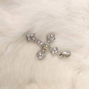 Silver vintage necklace top